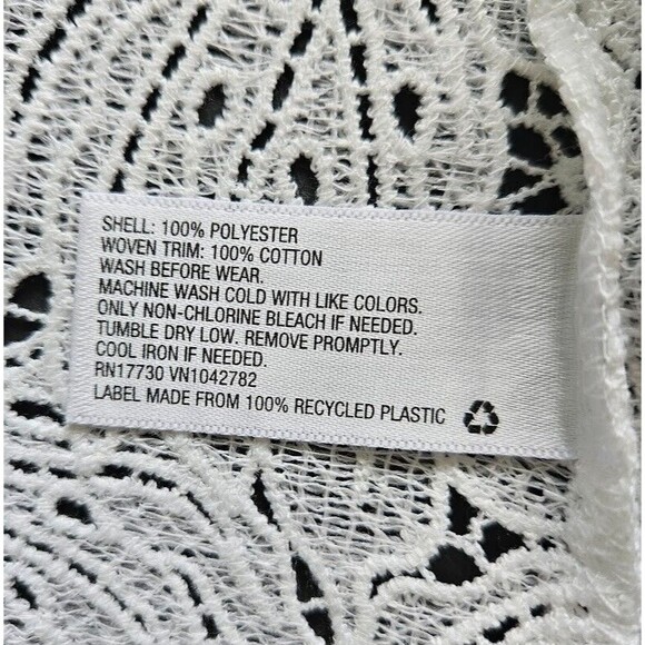 OshKosh Genuine Kid Toddler Girls Lace Swimsuit Cover Up Almond Cream Size 3T - Picture 8 of 11